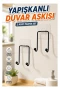 2’li Yapışkanlı Duvar Askısı Çok Amaçlı Düzenleyici