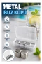 304 Paslanmaz Çelik Metal Buz Küpü ve Klips Seti