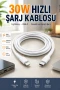 30W Hızlı Şarj Adaptörü Lightning Uyumlu iOS Cihazlar İçin