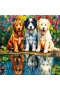 31503 FEARLESS PUPPIES 100 PARÇA PUZZLE