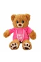 3192 Kapüşonlu Peluş Ayı 30 cm -Sunman