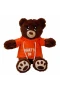 3192 Kapüşonlu Peluş Ayı 30 cm -Sunman