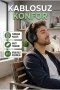 3.2 cm Sürücülü Siyah Bluetooth 5.0 Kablosuz Kulak Üstü Kulaklık – Katlanabilir Tasarım