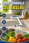 360° Dönüşlü 4 Modlu Su Akışlı Musluk Başlığı | Pratik Kullanım