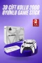 3D 4K HD 2.4G Kablosuz Çift Kollu Game Stick Retro Oyun Konsolu