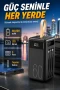 4 Portlu Taşınabilir Powerbank – Hızlı Şarj, LED Ekran ve Fener