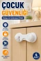 4lü Çocuk Güvenlik Dolap Kilidi Çekmece Emniyet Aparatı Çift Taraflı Bantlı