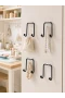 4lü Yapışkanlı Duvar Askısı – Ev ve Banyo Askılık Seti