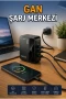 4 Portlu GaN Masaüstü Şarj İstasyonu – 2 USB-C + 2 USB-A