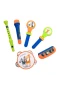 4254 SUN-RST-ECH-MÜZİK SET DAVUL 2MARAKAS TEF FLÜT MİKROFON 2BAGET MIZIKA