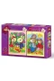 4489 Penguenler 12+24 Parça Çocuk Puzzle -Art Puzzle