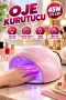 45W UV LED Oje Kurutucu – 15 LED, 60/90/120 Sn Zaman Ayarlı, USB