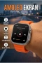 49 MM AMOLED Ekranlı 3 Kordonlu Akıllı Saat Bluetooth Arama ve Spor Takip Özellikli