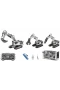 4D-E3 METAL DEĞİŞEBİLEN 3 BAŞLIKLI DUMAN ATAN İŞ MAKİNASI