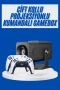HCS350pro Android 11 Smart WiFi 6 Projeksiyon Cihazı 1080P Full HD 4500 Oyunlu Çift Kollu Game Box
