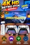 4K HD Retro Game Stick Oyun Konsolu – 2000 Oyun ve 2.4G Kablosuz Çift Kol