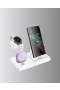 4’ü 1 Arada Kablosuz Şarj Standı – iPhone, Watch ve AirPods Uyumlu