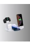 4’ü 1 Arada Kablosuz Şarj Standı – iPhone, Watch ve AirPods Uyumlu