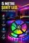 5 Metre Su Geçirmez Şerit LED – Kumandalı, Çok Modlu ve Parlaklık Ayarlı