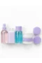 30 ml Şeffaf Seyahat Kozmetik Şişe ve Krem Kabı Seti – 5 Parça