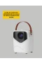 Mini Projektör 50 İnç Yakın Mesafe Ultra HD Görüntü Destekli Taşınabilir Sinema Deneyimi