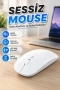 5000 DPI Şarjlı Bluetooth ve Wireless Çift Modlu Sessiz Mouse