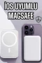 MagSafe 5000 mAh Kablosuz Şarj Destekli Taşınabilir Batarya iOS Uyumlu Hızlı Şarj Powerbank