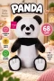 5117 Panda Siyah 68 cm-canrodi