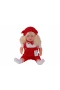5214 60 CM TRİKOLU TULUMLU SAÇLI BÜYÜK BEBEK