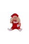5214 60 CM TRİKOLU TULUMLU SAÇLI BÜYÜK BEBEK