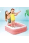 57100 Intex Şişme Taban Mini Kare Havuz 86x86x25 cm