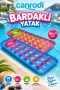 59895 BARDAKLI MAVİ-KIRMIZI YATAK (188x71Cm)