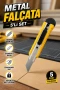5’li Metal Gövdeli Falçata Seti – Ergonomik Saplı Segmentli Maket Bıçağı