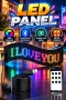 60 cm LED Matrix Panel 16x96 Piksel Bluetooth Kontrollü RGB Kayan Yazı Ekranı