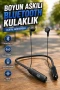 60 Saat Kablolu Boyun Askılı Bluetooth Kulaklık Dijital Ekranlı Bluetooth 5.3 Kulaklık