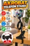 67 cm Spiral Akrobat Telefon Tutucu – 10 cm Açılır Mandallı