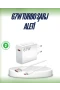 Reno 4 5 6 Uyumlu 67W Çift Turbo Hızlı Şarj Adaptörü – Type-C Lightning Kablolu