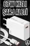 67W Turbo Hızlı Type-C Şarj Aleti ve Kablo Seti