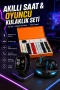 7 Kordonlu Akıllı Saat ve K55 TWS Oyuncu Kulaklığı ANC Bluetooth Sesli Görüşme Seti