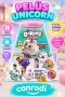 72292 Peluş Biggies Shinycorns Rainbow Unicorn Size XXL