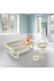 7273 KATLANABİLİR ÜÇLÜ BEBEK BANYO SETİ STONE GRİ