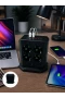 8li Dikey Çoklu Priz – 4 USB ve 2 Type-C Girişli Akım Korumalı Uzatma Prizi