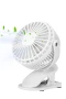 360° Döner Başlıklı 3 Hız Modlu Klipsli USB Mini Fan