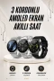 Akıllı Saat GPS Takipli Arama Cevaplama ve Müzik Kontrolü