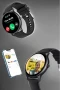 AMOLED Ekranlı Akıllı Saat Sesli Görüşme Bluetooth 3 Kordonlu Sağlık Takip Özellikli