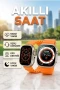 Akıllı Saat – Sesli Görüşme, GPS, Nabız ve Uyku Takibi, Krem Kordon