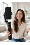 360° AI Yüz Takipli Gimbal Selfie Stick – Uzayabilir Tripod ve Bluetooth Kumanda