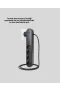 4’lü Akım Korumalı Çoklu Priz – 2 USB 1 Type-C, 2500W, 2 Metre Kablo, Siyah