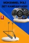 Akıllı Saat ve Mikrofonlu Bluetooth Kulaklık Seti Alarm Titreşimli Uzun Pil Ömrü