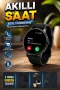 AMOLED Ekranlı Akıllı Saat Sesli Görüşme Bluetooth 3 Kordonlu Sağlık Takip Özellikli